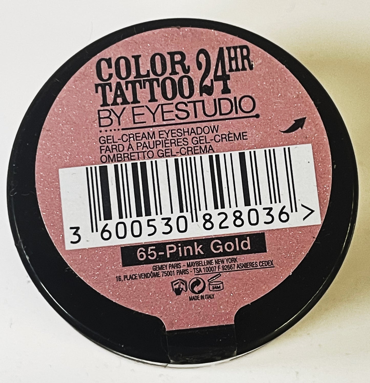 Maybelline Colour Tattoo 24 Hour Eye Shadow  Pink Gold 65