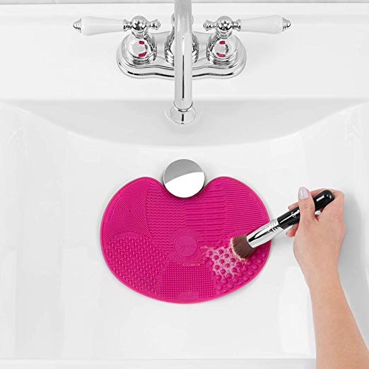 SIgma Beauty Express Brush Cleaning Mat - Pink - ADDROS.COM