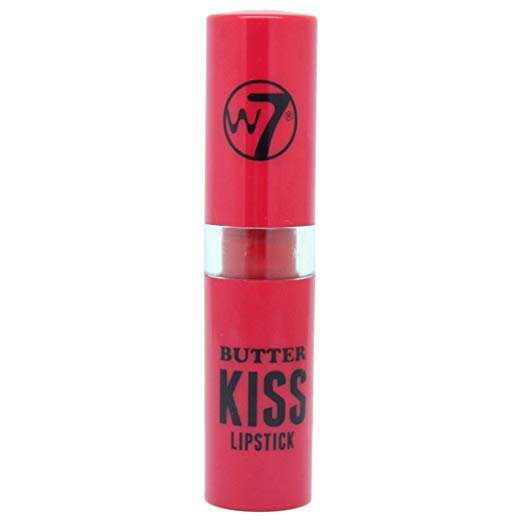 W7 COSMETICS Butter Kiss Lipstick - Racing Red, 0.10 Oz (3g) - ADDROS.COM