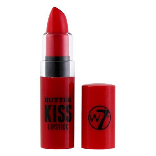 W7 COSMETICS Butter Kiss Lipstick - Red Rose, 0.10 Oz (3g) - ADDROS.COM