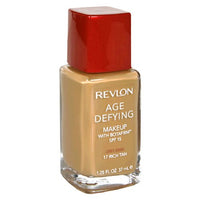 Revlon Age Defying Makeup with Botafirm, SPF 15, Dry Skin, Rich Tan 17, 10.25 Fluid Ounces (37 ml) - ADDROS.COM