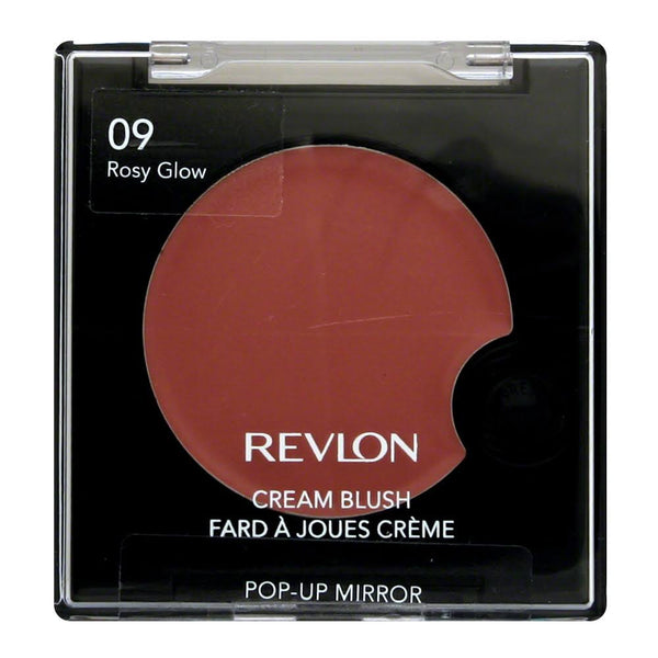 Revlon Cream Blush with Pop-Up Mirror, Rosy Glow 09 - 0.12 oz - ADDROS.COM
