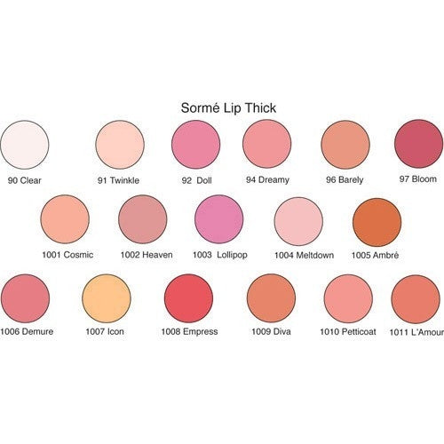 Sorme Cosmetics Lip Thick Super Plumping Lipgloss - Barely (96)