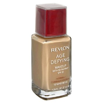 REVLON Age Defying Makeup with Botafirm, SPF 20, Normal/Combination Skin, Sand Beige 10, 1.25-Ounce - ADDROS.COM