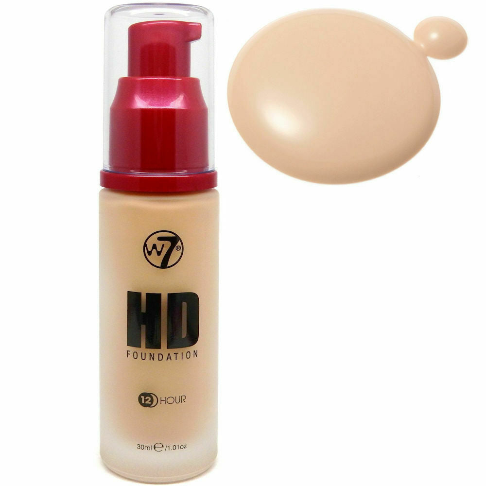 W7 COSMETICS High Definition Foundation - Sand Beige - ADDROS.COM