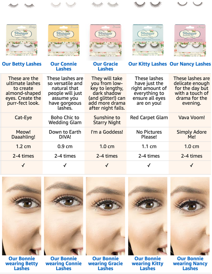 The Vintage Cosmetic Company Connie Lashes