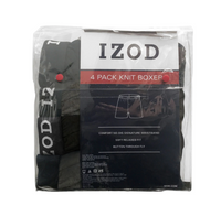 IZOD Men's Knit Boxer, XX-Large (4-pack)