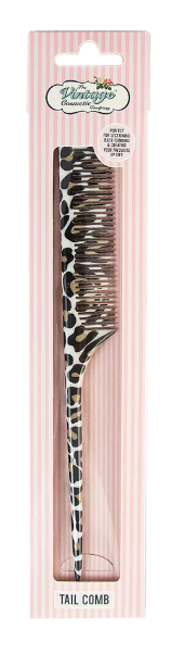 The Vintage Cosmetic Company Leopard Tail / Sectioning Comb