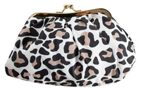 The Vintage Cosmetic Company Cosmetic Clutch Bag - Leopard Print