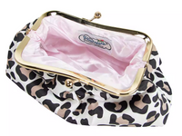 The Vintage Cosmetic Company Cosmetic Clutch Bag - Leopard Print