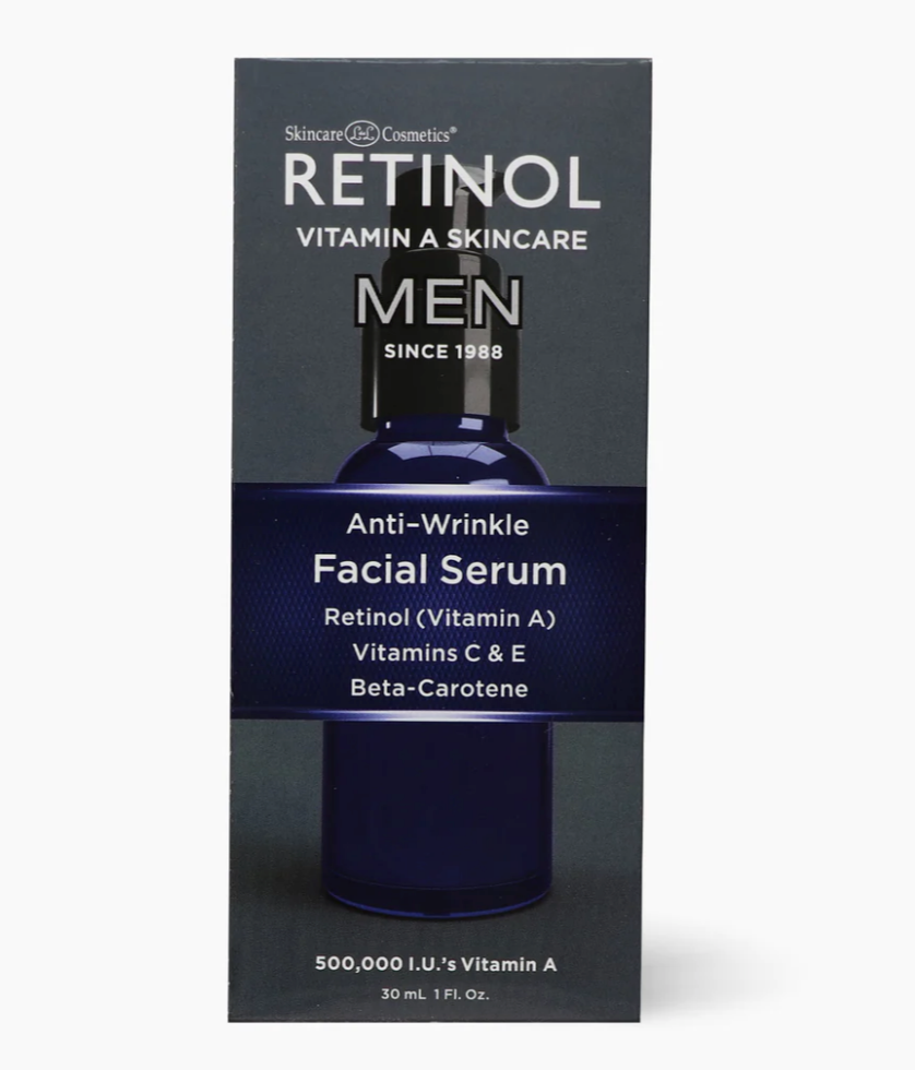 RETINOL Anti Wrinkle Facial Serum - for Men - ADDROS.COM