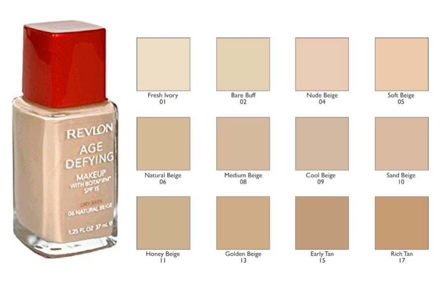 Revlon Age Defying Makeup with Botafirm, Dry Skin, Golden Beige 13 - ADDROS.COM
