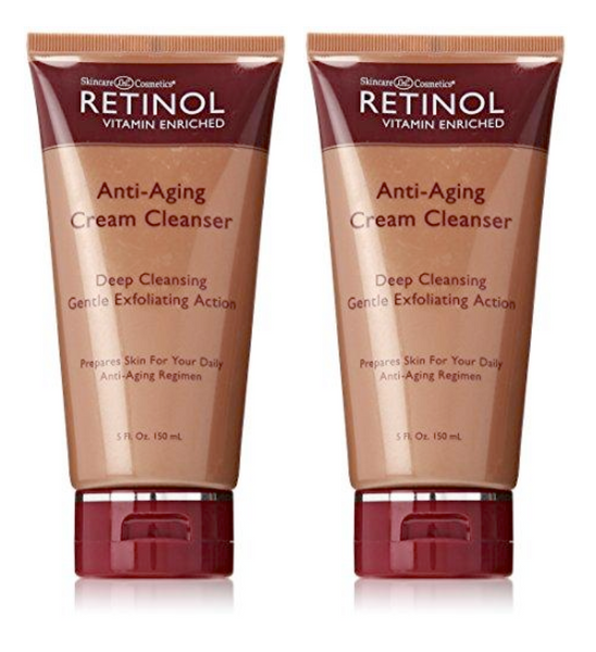RETINOL Anti-Aging Gel Cleanser, (2-PACK) - ADDROS.COM