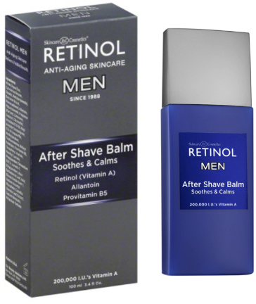 RETINOL After Shave Balm for Men - 3.4 oz. (100 ml) - ADDROS.COM