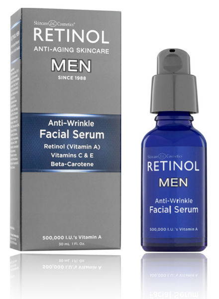 RETINOL Anti Wrinkle Facial Serum - for Men (2-PACK) - ADDROS.COM
