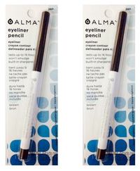 ALMAY Eyeliner with Built In Sharpener - 207 Brown (2-PACK) - ADDROS.COM