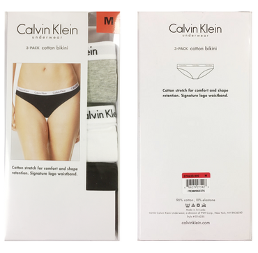 Calvin Klein Women's Carousel Bikini Panty - Medium (3 Pack) - ADDROS.COM