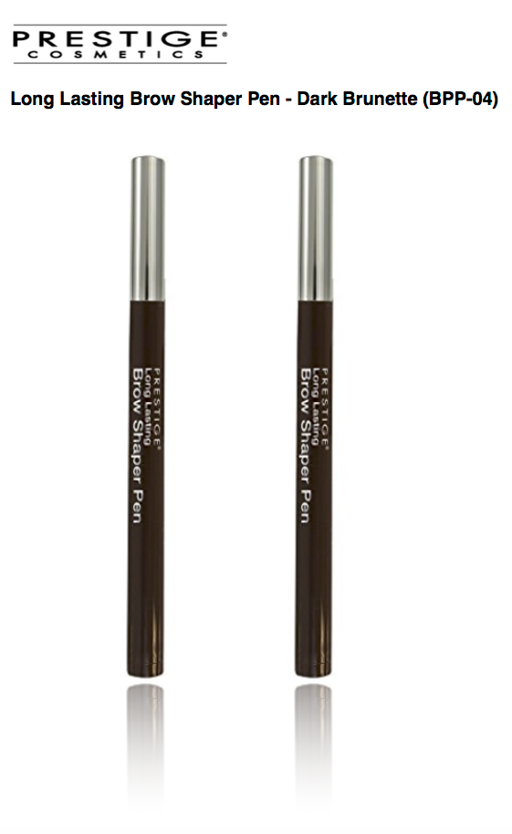 PRESTIGE COSMETICS Long Lasting Brow Shaper Pen - Dark Brunette (2-Pack) - ADDROS.COM