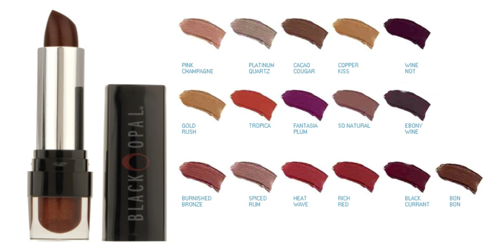 BLACK OPAL True Color Lipstick, Heat Wave, 0.12 oz - ADDROS.COM