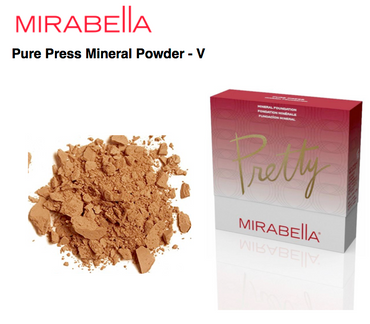 Mirabella Pure Press Mineral Powder Medium Coverage Foundation - V - ADDROS.COM