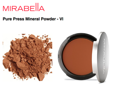 Mirabella Pure Press Mineral Powder Medium Coverage Foundation - VI - ADDROS.COM