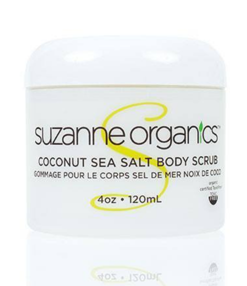 SUZANNE Organics Coconut Sea Salt Scrub - ADDROS.COM