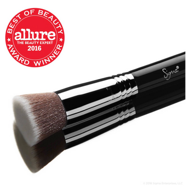 Sigma Beauty F80 Flat Kabuki Brush, Black/Chrome - ADDROS.COM