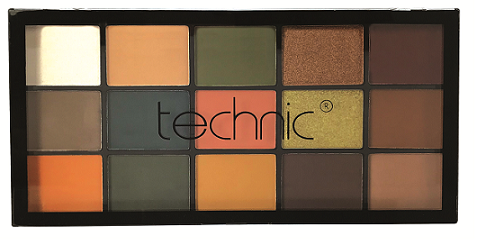 Technic Cosmetics 15 Colours Eyeshadow Palette, Shaken Not Stirred - ADDROS.COM