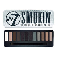 W7 COSMETICS, Smokin, Smokin Shades, 12 in 1 Eyeshadow Palette - ADDROS.COM