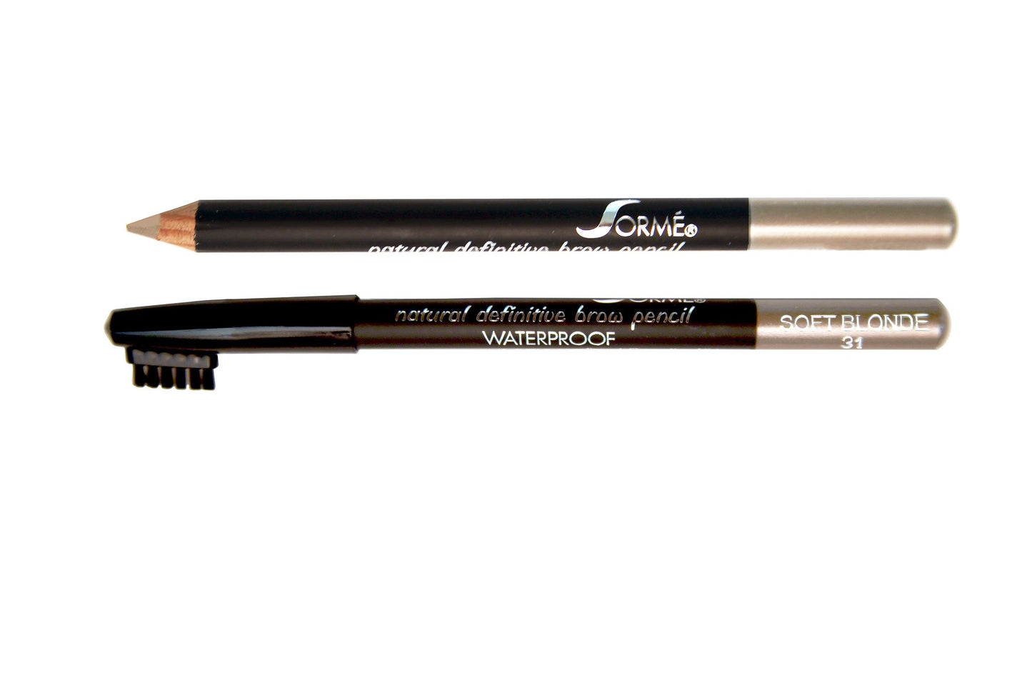 Sorme Cosmetics Waterproof Eyebrow Pencil With Brush, (31) Soft Blonde - ADDROS.COM
