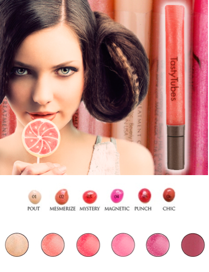 Tasty Tubes Sheer Shiny Lip Gloss, (02) Mesmerize - ADDROS.COM