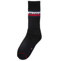 Tommy Hilfiger Men's Crew Sock,  Black (6-Pair)