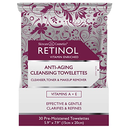 RETINOL Anti-Aging Cleansing Towelettes (2-PACK) - ADDROS.COM