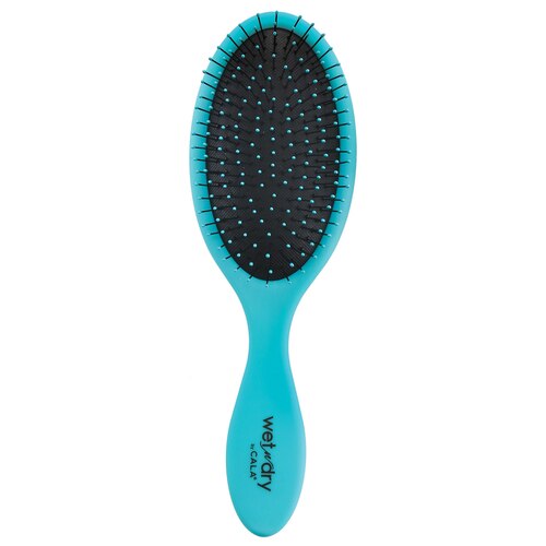 CALA Wet-N-Dry Detangling hair brush (Turquoise) - ADDROS.COM