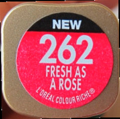 L'OREAL Paris Colour Riche Lipstick, Fresh as a Rose 262 - ADDROS.COM