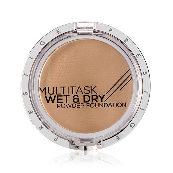 PRESTIGE COSMETICS Multitask Wet/Dry Powder Foundation - Light Cocoa (WD-08A) - ADDROS.COM