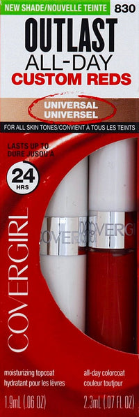 CoverGirl Outlast All-Day Lipcolor with Topcoat - 830 Your Classic Red - ADDROS.COM