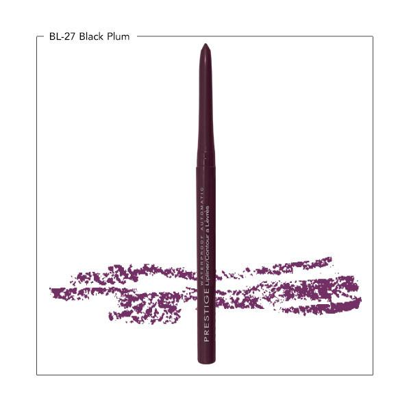 PRESTIGE Waterproof Automatic Lipliner, Black Plum BL-27 - ADDROS.COM