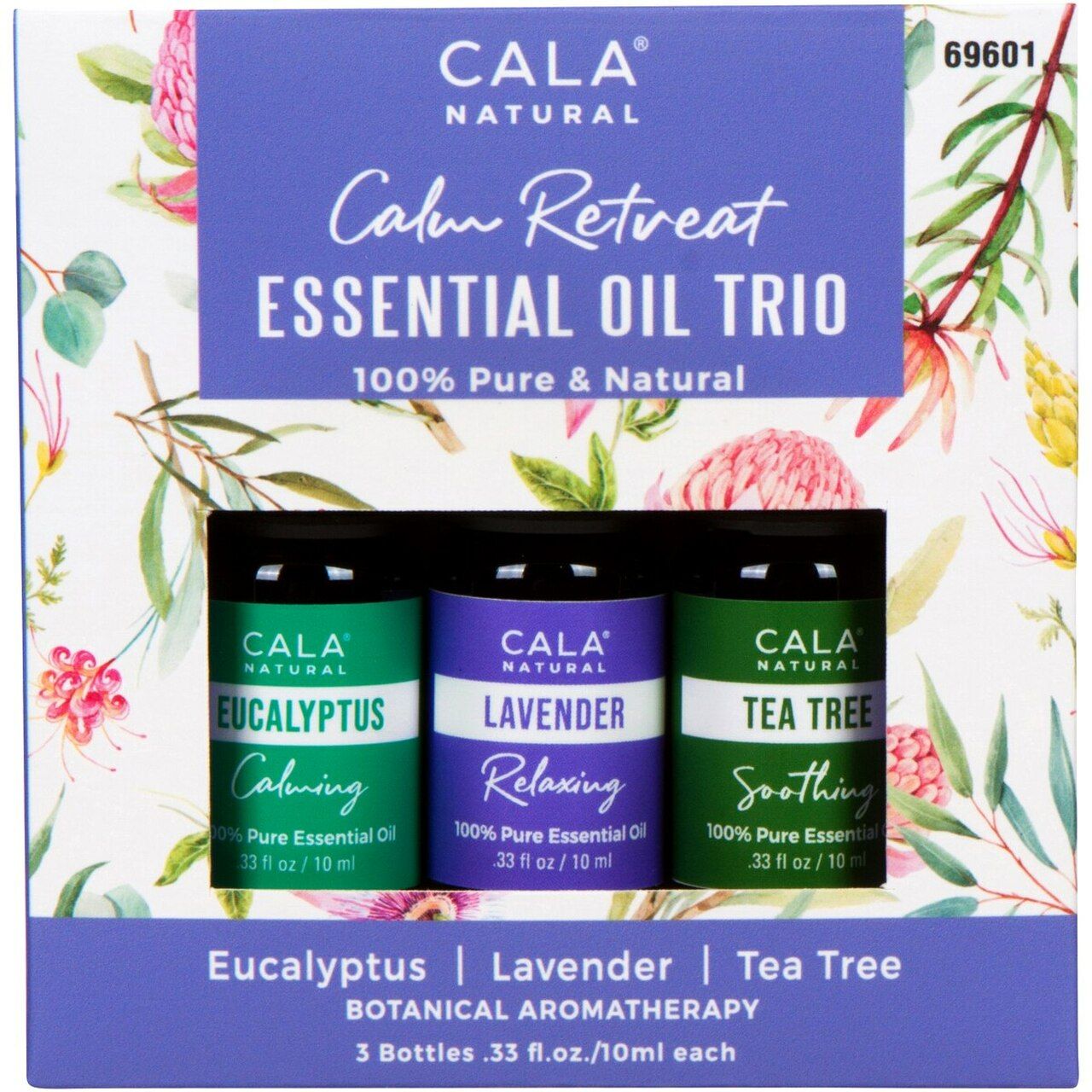 Cala essential oils calm retreat trio