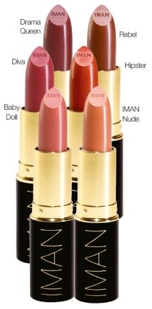 IMAN COSMETICS Luxury Moisturizing Lipstick, Drama Queen - ADDROS.COM