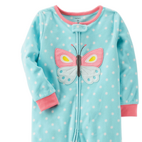 Carter's Long Sleeve One Piece Pajama‑Toddler Girls (1-Piece) - ADDROS.COM