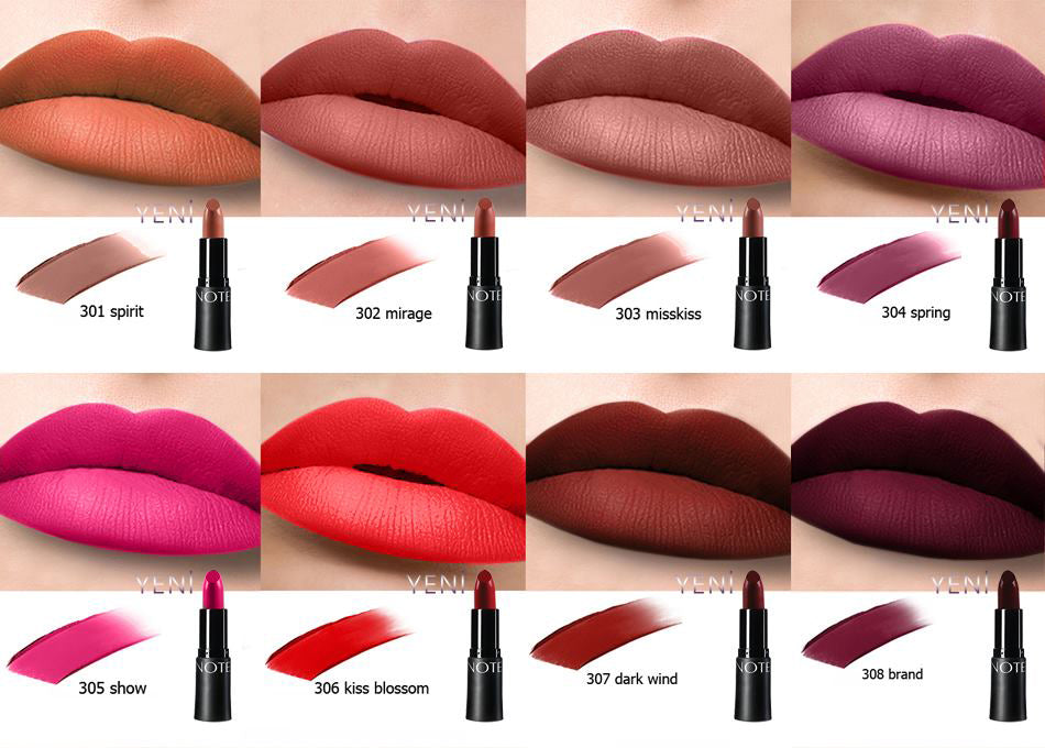 NOTE Cosmetics Mattemoist Lipstick -  308 Brand - ADDROS.COM