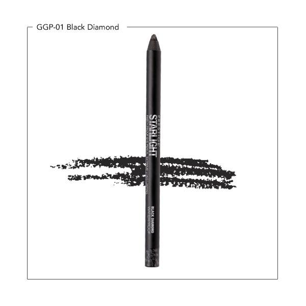 Prestige Cosmetics Starlight Party Proof Eyeshadow and Liner - Black Diamond - ADDROS.COM