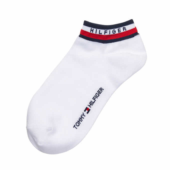 Tommy Hilfiger Ladies' Ankle Sock, White (6-Pair)