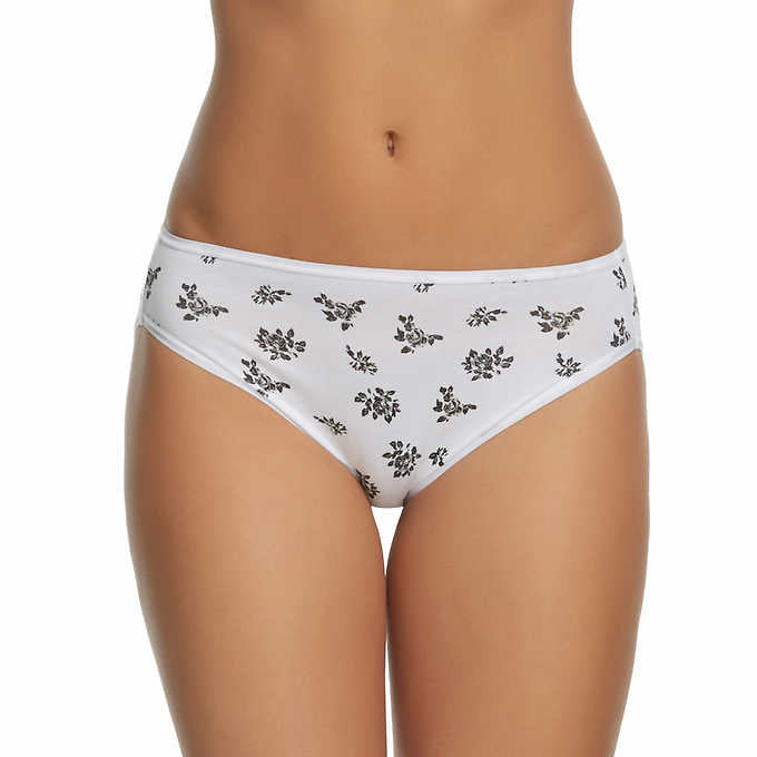 Felina Ladies' Cotton Stretch,  Hi Cut Bikini (6-pack) - ADDROS.COM