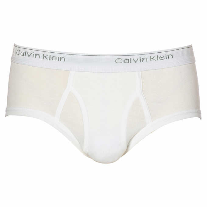 Calvin Klein Men's Classic Briefs, Large - White (3 Pack) - ADDROS.COM