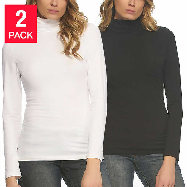 Felina Ladies' Long Sleeve Turtleneck (2-pack) - ADDROS.COM