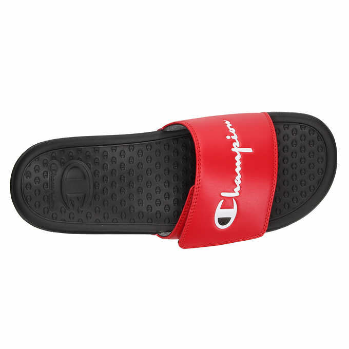 CHAMPION BOYS GIRLS Slide Sandals Size 1 Blue / Red Lightweight &  Comfortable $21.99 - PicClick
