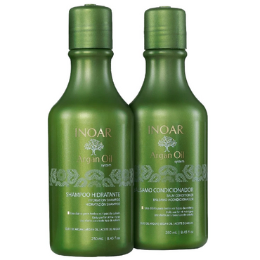 INOAR Argan Oil Duo Kit (Shampoo + Conditioner) - ADDROS.COM