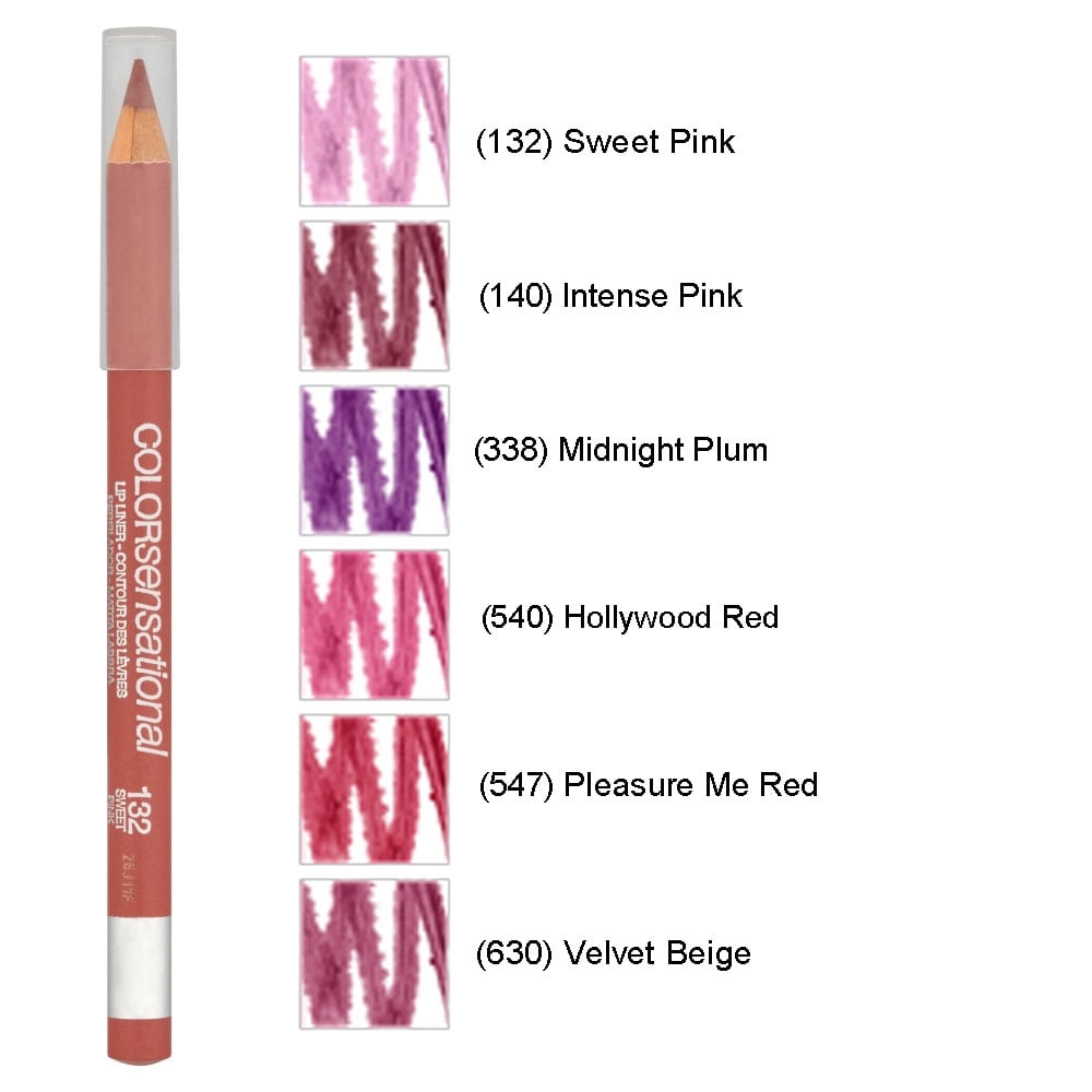 Maybelline New York Colorsensational Lip Liner, Pleasure Me Red 547 - ADDROS.COM